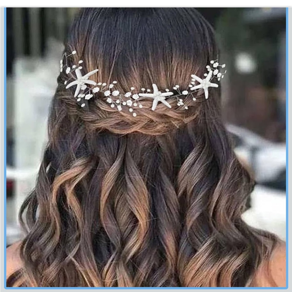 NWOT Starfish & Pearl Vine Headpiece